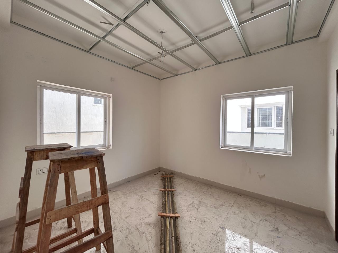 Before - Room with ceiling work