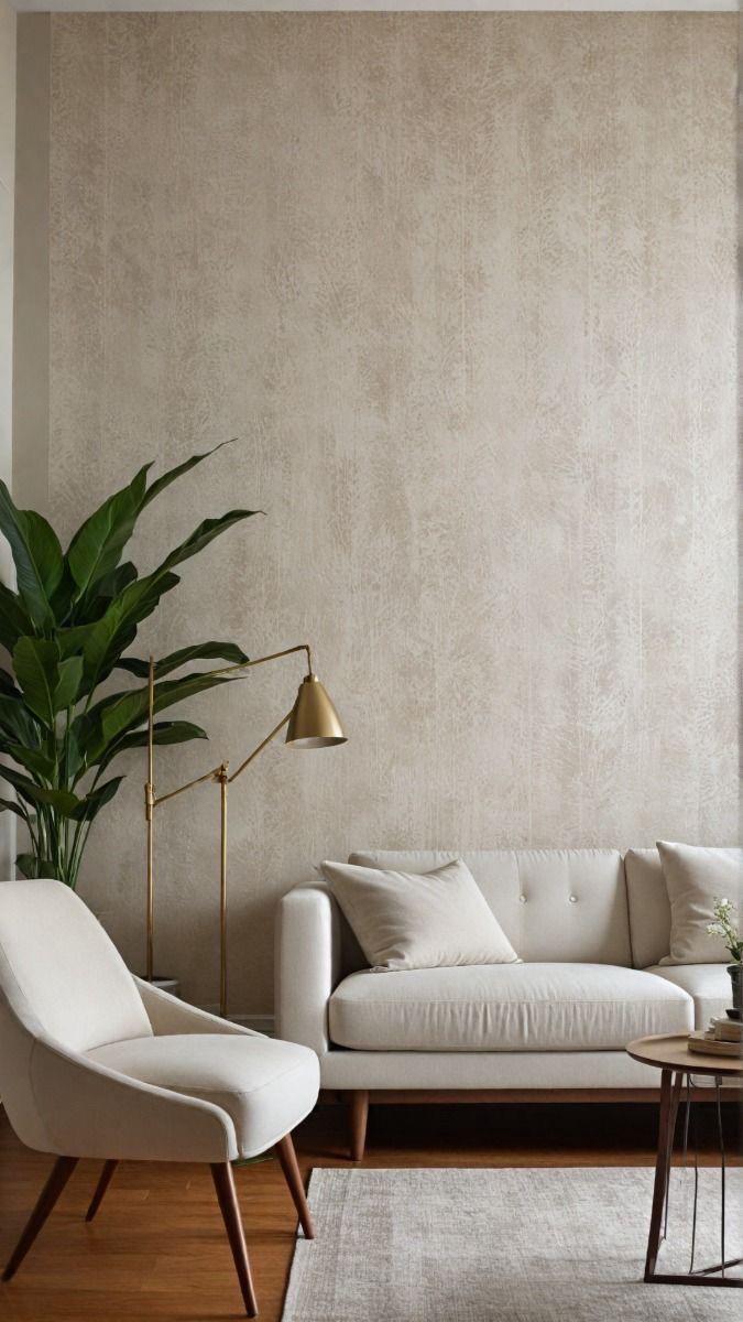 Neutral Textured Wall Design